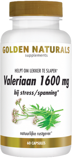 GOLDEN NATURALS VALERIAAN 1600MG 60CAPS